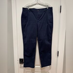 J. Crew Navy Straight-Leg Chinos